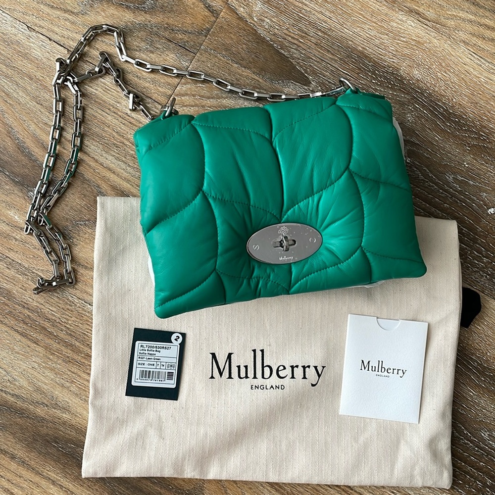 Mulberry Little Softie Bag in Softie Nappa in Lawn Green